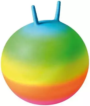 Eduplay Regenbogen-H&uuml;pfball &Oslash; 50cm, Griffe 10cm (170388)