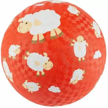 Sigikid Schaf Naturkautschukball orange/rot, 17cm (43518)