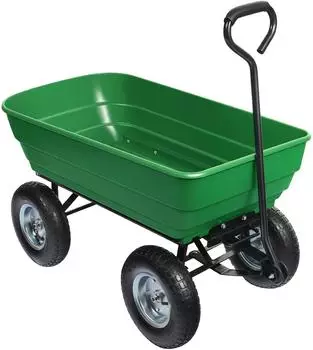 Wiltec Gartenwagen mit Kippfunktion 125l, 350kg (61307)