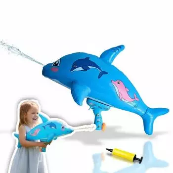 Alldoro Aufblasbare Wasserpistole Delfin, ca. 70cm (60127)