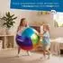 Alldoro Jumboball XXL aufblasbarer Metallic-Spielball 60cm (60299)