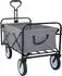 vidaXL Klapp-Handwagen grau, Oxford-Stoff, 94x53x99cm