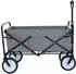 vidaXL Klapp-Handwagen grau, Oxford-Stoff, 94x53x99cm