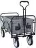 vidaXL Klapp-Handwagen grau, Oxford-Stoff, 94x53x99cm