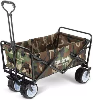 Stagecaptain Bollycart BW-907 CA klappbarer Bollerwagen, Camouflage (00088779)