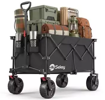 Sekey XXL Plus Bollerwagen faltbar, All-Terrain, 200L 200kg (FW21)