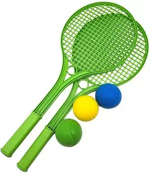 Alldoro Softball-Tennis Set Kinder, grün, 5-tlg. (63110)