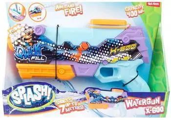 TOI-TOYS Quick Fill X600 Wasserpistole, Reichweite bis 7m (X600)