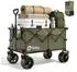 Sekey XXL Plus Faltbollerwagen 200L, 200kg, All-Terrain-Räder, olivgrün (FW195)