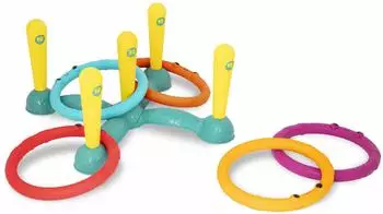 B.toys Sling-a-Ring Toss Ringwurfspiel, 12 Teile, drinnen & außen, 3+ Jahre (BX1890Z)