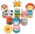 Fisher-Price Holz-Tierkegel mit Ball, 6 Stück, ab 18 Monaten