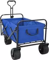 vidaXL Faltbarer Einkaufswagen 89 x 63 x 96 cm Blau 200 kg