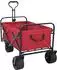 vidaXL Klappbarer Bollerwagen rot, Stahl und Oxford-Polyester, 89x63x96cm