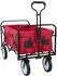 vidaXL Klapp-Handwagen Oxford-Stoff, rot
