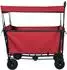 vidaXL Klapp-Handwagen Oxford-Stoff, rot, 105x56,5x116cm