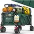 Tresko Bollerwagen faltbar 300L, 150kg, mit Bremse, grün (TKHW-003)