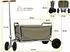 Beachtrekker LiFe faltbarer Bollerwagen mit Feststellbremse, beige, PU-Reifen (1107PU)