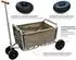 Beachtrekker LiFe faltbarer Bollerwagen mit Feststellbremse, beige, PU-Reifen (1107PU)