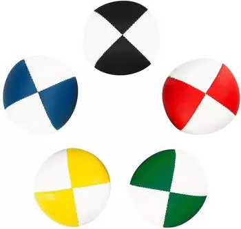 Diabolo Premium Soft Jonglierb&auml;lle zweifarbig 67mm, 5er Set