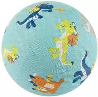 Sigikid 43521 - Ball Drache, hellblau, Naturkautschukball, 17 cm