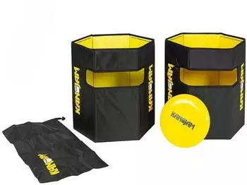 KanJam Pack'N Go Wurfscheibenspiel, schwarz
