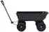 vidaXL Garten-Kippwagen 300kg 75L schwarz (92579)