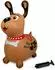 Jamara HoppyDoo Hüpftier Dog Molly, BPA-frei, mit Pumpe (466005)