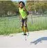Relaxdays Pogo Stick Sprungstab, Kinder, bis 60kg, gelb