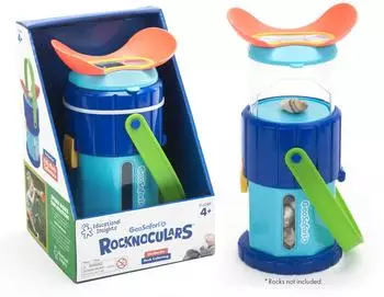 Educational Insights GeoSafari Jr. Rocknoculars Gesteinsfernglas 3-fache Vergrößerung, ab 4 Jahren (EI-5289)