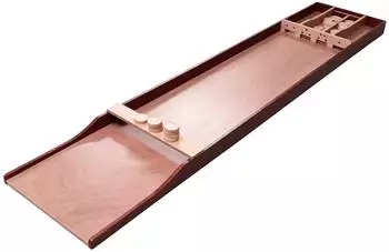 Cougar Shuffleboard Classic Holz, 200x40cm, 30 Scheiben (C010.001.01)