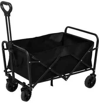 ProGarden Bern faltbarer Strandwagen 60l, schwarz