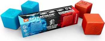 Spyra SpyraColor Wasserfärbemittel blau & rot, 4 Stk