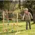 Relaxdays Leitergolf Wurfspiel, Outdoor, Holz