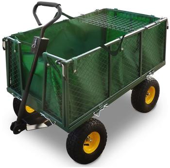 Deuba Transportwagen - Bollerwagen - Gartenkarre mit Plane 550kg