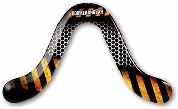Boomerang Fan Boomerang STREET - 60 gr - Zweiflügler Bumerang für Linkshänder