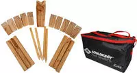 Schildkr&ouml;t Wikinger-Schach Kubb, aus Pinienholz, 22-teilig, f&uuml;r bis zu 12...