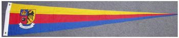 flaggenmeer Wimpel Nordfriesland mit Wappen Polyester ca. 30 cm x 150 cm