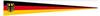 flaggenmeer® Wimpel Deutschland mit Adler 80 g/m² ca. 30 x 150 cm