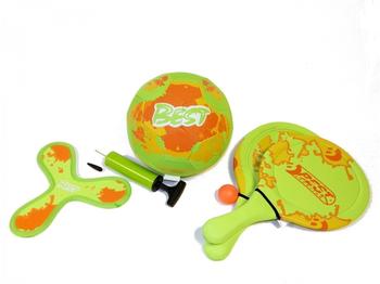 Best Sporting Neopren Beach Game Set green/orange (64264)