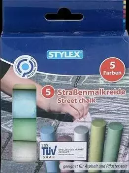 TOPPOINT XXL Straßenmalkreide 5er