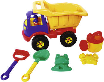 Idena Sandspielzeug-Set mit LKW, 40 cm, 6-tlg. (40161)