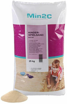 Min2C Kinderspielsand natur 25 kg