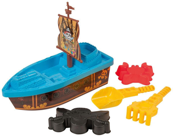 Happy People Sandspiel-Set Piratenboot 5-tlg