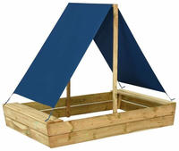 vidaXL Sandkasten mit Dach 160x100x133 cm Impr&auml;gniertes Kiefernholz