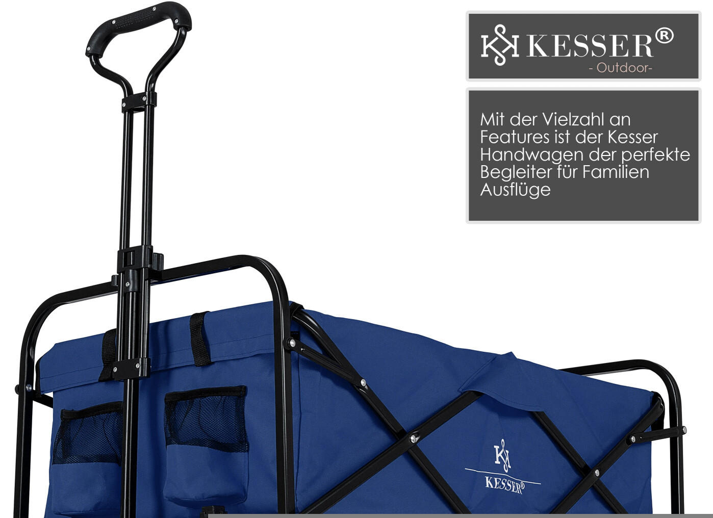 Kesser Bollerwagen faltbar blau - Angebote ab 69,80