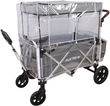 FUXTEC Regenschutz transparent für Bollerwagen CTL900