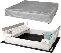 Needs&wants - Wondermake&reg; Design Sandkasten Mit Abdeckung Deckel Sitzbank Und Boden,