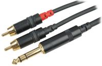 Cordial CFY 3 VCC, Cordial CFY 3 VCC Audio Y-Adapter [1x Klinkenstecker 6.35mm - 2x
