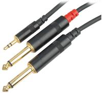Cordial CFY3WPP, Cordial CFY3WPP Audio Adapterkabel [1x Klinkenstecker 3.5mm - 2x