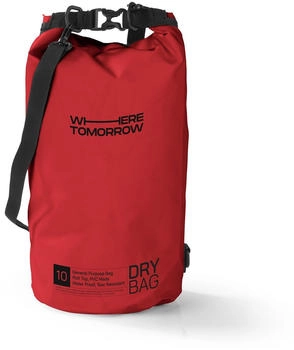 Where Tomorrow Dry Bag 10L Style 01 red